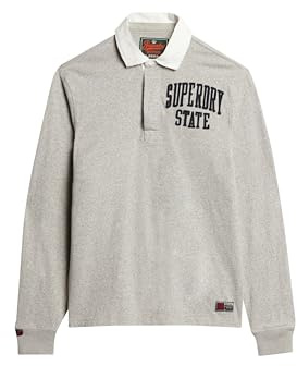 Superdry Herren Athletic Rugby-Oberteil
