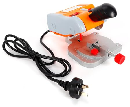 Set di mini seghe da tavolo 7800 rpm, 45°, profondità di taglio 1/2, lama troncatrice in acciaio, sega circolare per legno, metallo, taglio senza sforzo, acciaio, ottone, legno