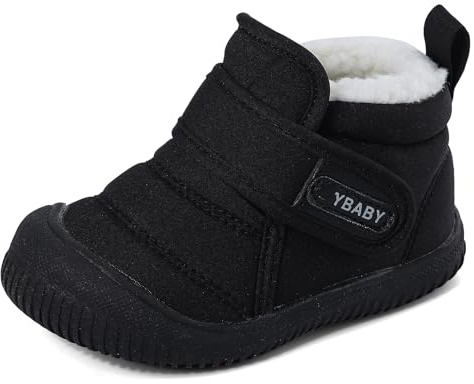 Cheerful Mario 1-5 Año Botas Bebe Niño Niña Pequeño Invierno Zapatos | Forro polar cálido,Suaves, Cómodas y Calentitas, Flexibles, Zapatillas Primeros Pasos
