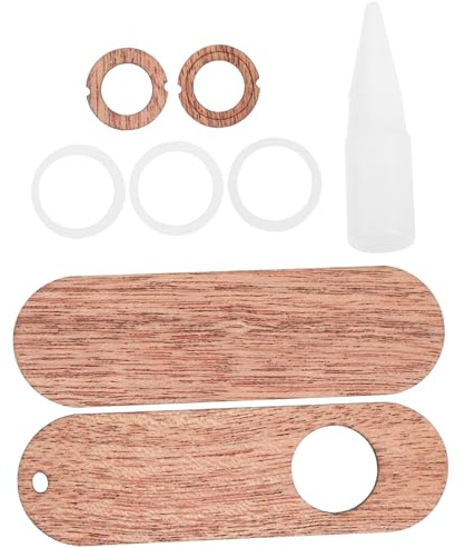 BESTonZON Kazoo Design Begleitinstrument Montage Selbstgemacht Holz Einzigartiges Daumenklavier Musikinstrument für Erwachsene für Anfänger Kinder