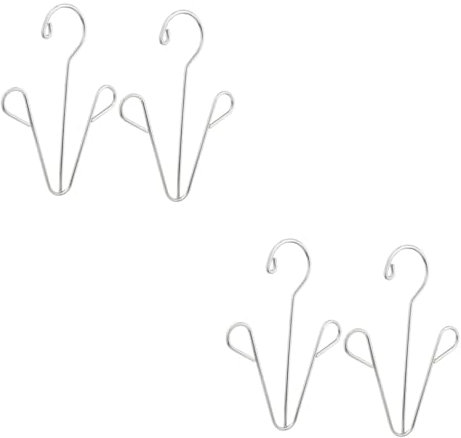 CAXUSD 2sets Schuhe Trockengestell Trocknen Schuh Kleiderbügel Rack Boot Stand Silber Haushalts Organizer 2 Stücke * 2