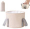 Sac de Bain de Pieds Portable, Sac de Trempage de Pieds Pliable, Seau Pliable pour tremper Les Pieds Poignée Portable, Sac de Bain de Pieds Pliable Polyvalent avec Housse, pédicure Bassin, Camping