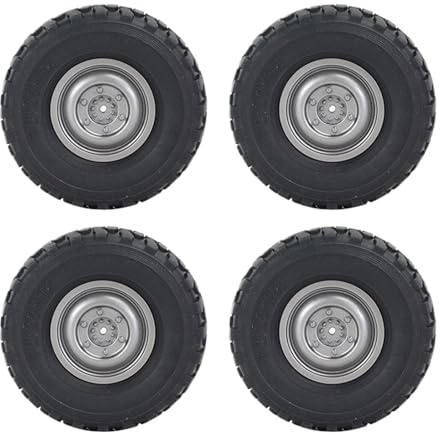 Pneumatici di Ricambio per Auto telecomandato, Ruote per Auto RC 4 Pezzi Pneumatico Modello di Auto telecomandato per Modello di Auto Pesanti Camion all-Terreno Ruote RC per V