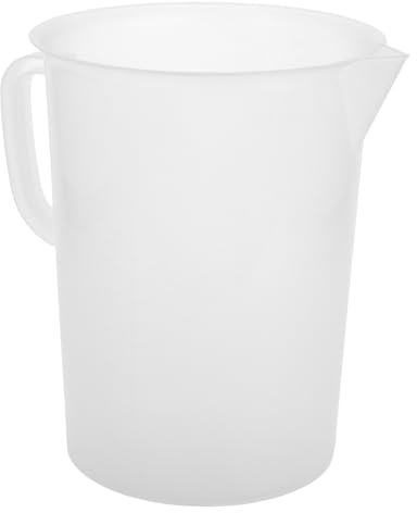 iplusmile Oil Measuring Cup Large Plastic Measuring Jug for Motor Oil Handle Spout for Car Maintenance and Gas Mixing