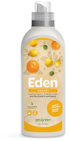 GEOGREEN EDEN AGRUMI concime specifico per limoni, mandarini, aranci, cedri, chinotti, pompelmo – liquido – organo minerale - NPK 7-4,5-5 – con ferro e zinco