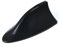 GERUI Haifischantenne Universal Auto –Haiflosse Autoantenne Universal Shark Autoantenne Verstärker AM FM Radio mit Wasserdichter Gummi (schwarz)