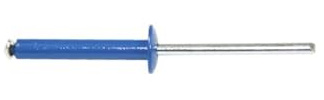 Lot de 50 rivets éclatés bleus GOSTAR TRS standard DEGOMETAL - 4 x 16 mm