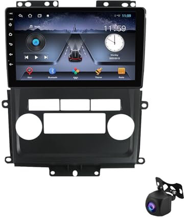 Android 13 Autoradio per Nissan Frontier 2009-2012 navigatore satellitare ricevitore audio integrato touchscreen bluetooth HD da 10 Bluetooth 5.0 GPS CarPlay Android Auto SWC(Wi-Fi 4-Core 1