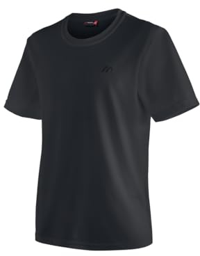 maier sports Walter, Maglietta da Uomo, Maglietta Funzionale con Collo Rotondo per Escursioni e Tempo Libero, Tecnologia Dryprotec, Traspirante, Chip NFC per Un Facile riciclo