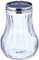Ibili Cheese Shaker 250 ml of Stainless Steel/Glass, Stainless-Steel, Transparent/Silver, 9 x 9 x 12 cm