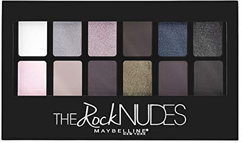 Maybelline New York The Rock Nudes Lidschattenpalette, 1er Pack (1 x 10 g)