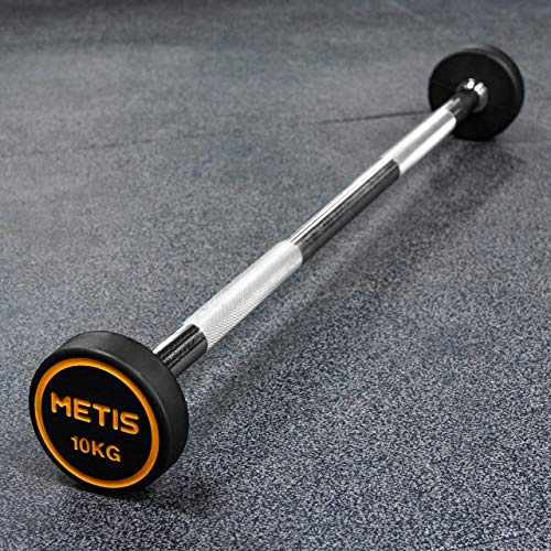 METIS Barras de Musculación con Pesas | Entrenamiento Fitness en Casa | Variedad de KGs | Ejercicio Intenso (10kg)