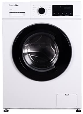 UNIVERSALBLUE Lavadora 8kg Carga Frontal Blanca | Panel Digital Clase Energética E | 12 Programas Lavado |1200 rpm | Inicio Diferido | INCLUYE SUBIDA A PLANTA GRATIS