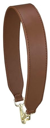 Taschengurt Schultergurt Für Taschen,64cm Universal Ersatz Schultergurt Umhängegurt mit Karabinerhaken PU Leder Tragegurt Handtasche Schulterriemen Taschen Zubehör Für Frauen und Mädchen,Braun