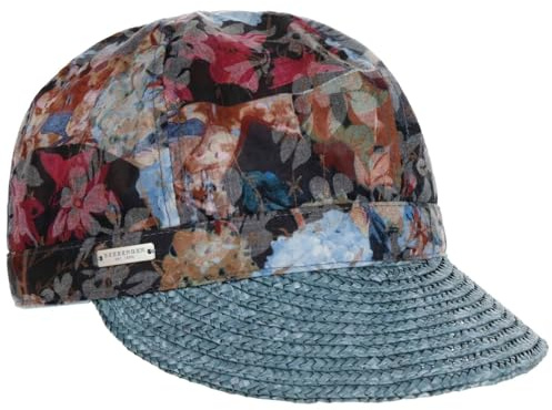 Seeberger Viasela Strohcap Sonnencap Damencap Sonnenvisor Strohvisor Damen - mit Schirm, Schirm Frühling-Sommer Sommer
