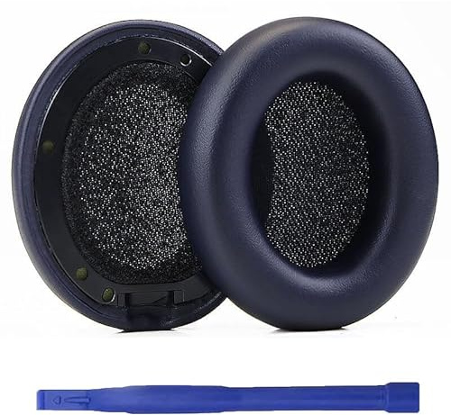 Aiivioll Studio Pro, Cuscinetti di ricambio per cuffie On-Ear wireless Beats Studio Pro, in morbida pelle proteica, isolamento acustico, memory foam (blu navy)