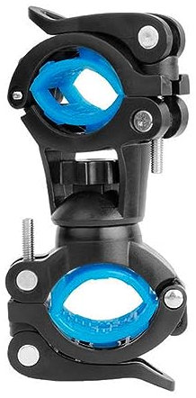 Fahrrad-Taschenlampen-Halterung, 360° drehbar, für Fahrräder, Lampen-Clip, verstellbare Fahrrad-Front-Taschenlampenhalterung