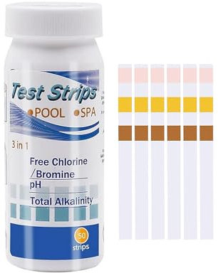 150 Stäbchen Pool Teststreifen Ph Und Chlor, Teststreifen Pool Ph Und Chlor, Ph Tester Pool, Pooltester Chlor Und Ph, Für Freies Chlor, Alkalinität Und Ph, Präziser Pool Tester Ph Und Chlor