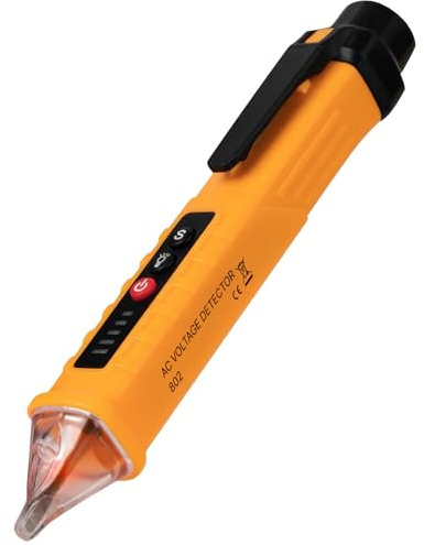 NEW LEADER Non Contact Voltage Tester Pen, Circuit Tester 50V-1000V with NCV Detection, Electrical Tester Pen, LED Flashlight, Buzzer Alarm, Wire Breakpoint Finder, Ideal for Electrical Maintenance