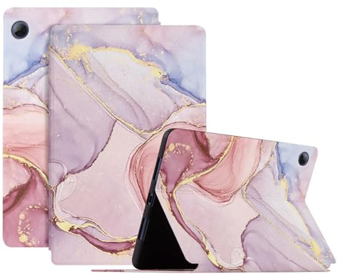 Genérico DayQiQiPu Funda para Xiaomi Mi Pad 4 Plus (10,1 Pulgadas) Pintura al óleo Patrón PU cuer, Carcasa Tableta Flip de Soporte ultradelgada con Auto Reposo/Activación,04