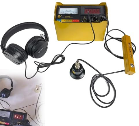 Detector De Fugas De Agua Subterránea, Frecuencia Ajustable De 4 Niveles, 200 Hz-3000 Hz, Con Host De Detección De Puntero, Profundidad De Detección De 2,0 M, Adecuado Para Tuberías De Agua, Etc.
