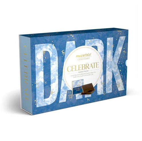 Confetti Maxtris - Cioccolatini Celebrate DARK, Celeste, scatola 500g
