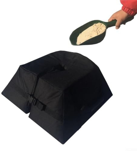 Sacca di sabbia fissa resistente alle intemperie, accessorio essenziale per mantenere il tuo patio esterno e gli ombrelli a sbalzo stabili al vento (sacco di sabbia+pala)