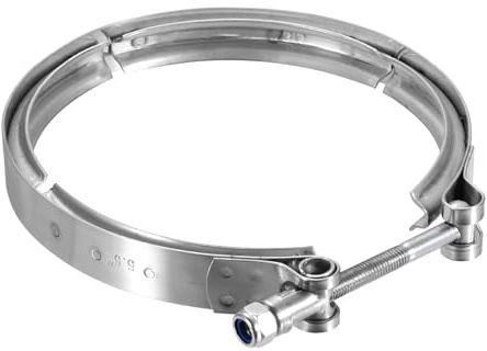 QUARKZMAN Abrazadera En V De 5.5 Pulgadas De Acero Inoxidable 304 Plateado