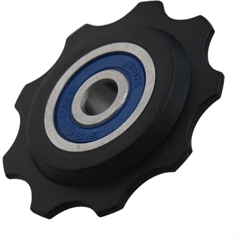 BlesConi Rodillo de guía de transmisión de bicicleta negro para MRP FIFTY-FIFTY, instala protector de cadena
