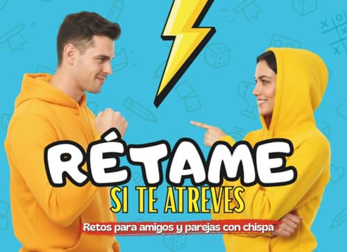 Rétame si te atreves - Retos y juegos 1 contra 1 para amigos, parejas y familia para reír, picarse y competir: Libro de retos con 42 desafíos divertidos ideal para quedadas y como regalo original