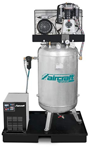 Aircraft - AIRPROFI 703/270/15 VK - Stationärer Kompressor mit 10 bar, stehendem Behälter und Kältet