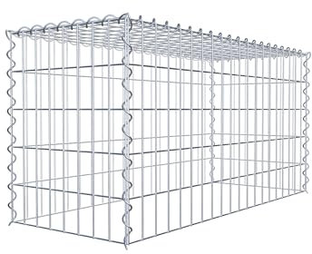 Di Coltivazione gabbione Typ3 cestino pietra 100 x 50 x 40 cm, larghezza maglie: 5 x 10 cm, gabbione