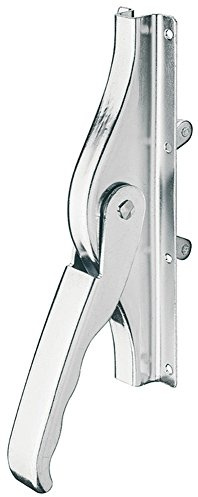 JUVA Torgriff Metall Tor-Treibriegel mit beidseitiger Verriegelung - Torriegel für Stangen-Profil 13 x 13 mm | Torverschluss mit Hub 20 mm | MADE IN GERMANY | 1 Stück - Tür-Treibriegel aus Stahl
