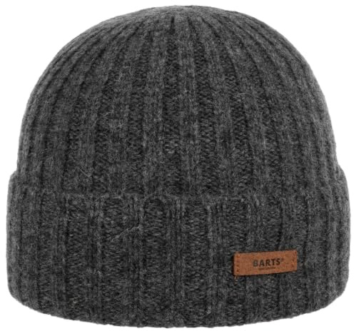 Barts Haakon Umschlagmütze Beanie Strickmütze Wintermütze Damen/Herren - mit Umschlag, Futter Winter Herbst-Winter