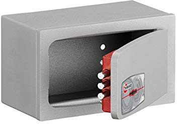 THIRARD - Coffre-Fort à Emmurer ou à Poser - Sécurisé Par Clé - Acier - Usage Domestique - 3 Pênes de Ø10 mm - 130 x 220 x 120 mm - Gris - 2.5 L