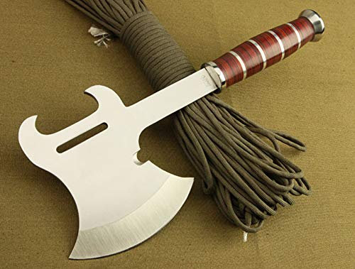 FARDEER KNIFEF703 Hacha para Picar Madera, Equipo de Camping, Pesca al Aire Libre, Senderismo de Montaña Con Cubierta Protectora, 31,5 cm