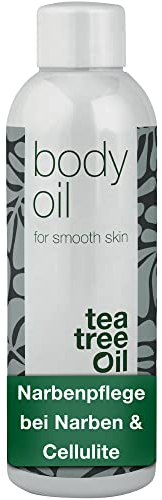Australian Bodycare Body Oil 80ml | Olio corpo al Tea Tree | Migliora l'aspetto di smagliature, cicatrici, pelle a buccia d'arancia (cellulite), macchie pigmentate e tono cutaneo non uniforme