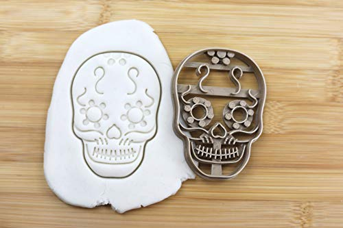 Cookie Cutter Fondant Keksstempel/Ausstechform Keksausstecher Plätzchen Halloween Totenkopf ca. 8cm