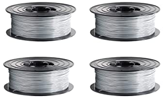 PETG Filament 3D Drucker 1,75mm / 4 x 1kg Rolle grau für 3D Printer oder Stift 4er Set (4Kg)