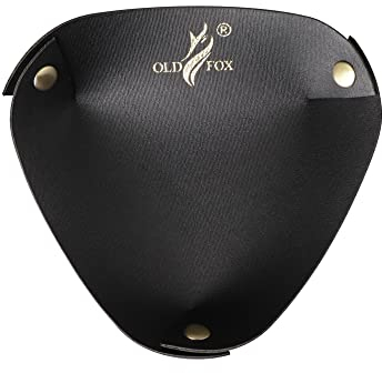 MUXIANG OLD FOX Semplice Portatile PU Vassoio di Immagazzinaggio Vassoio Rotolamento Nero Triangolo CH0030C