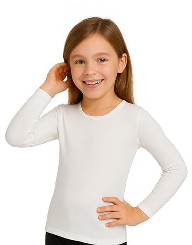 ZZZ ZZZ PETITE ABEILLE Made in Italy- 3 Maglie Intime per Bambina 100% Caldo Cotone Invernale(ML/4)