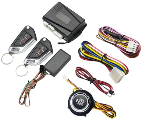 NONDK TeléFono MóVil Control Remoto Arranque del AutomóVil Arranque AutomáTico del Motor de Parada de Arranque de 1 BotóN Bloqueo AutomáTico del Arranque del Motor