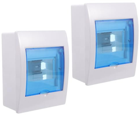 Angoily 2pezzi Scatola Distribuzione Elettrica Da Protezione Da Design Resistente Alle Per Applicazioni Elettriche