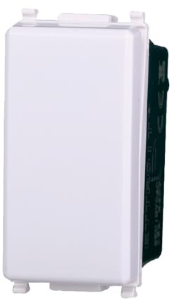 IXTRIMA Pulsante unipolare 1P 10A compatibile plana colore bianco EV1001