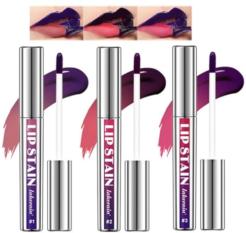 YIBABY Upgrade Peel Off Lip Liner Stain Set, Tattoo Peel Off Lipliner, Long Lasting Matte Finish Lip Stain with Natural Finish, Easy to Use Waterproof Lip Makeup Gift for Women