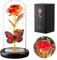 Galaxy Rose for Her, Eternal Red Rose Flowers Lamp, Butterfly Forever Rose Artificial Flowers, Mother's Day Roses Presents for Women, Birthday Gifts for Women, Gifts for Mum, Wife, Anniversary