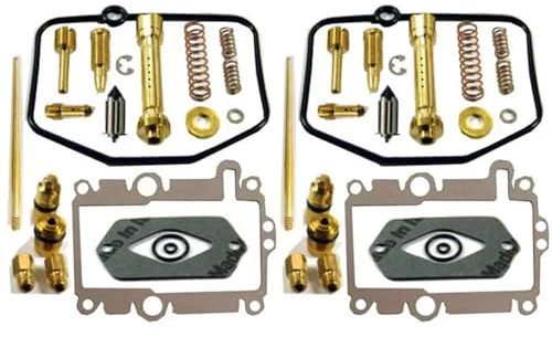 KCBHSH Kit De Réparation De Carburateur pour Y&amaha TZR250 TZR 250 2MA 1KT 1986-1999, Pièces De Rechange, Joint De Pointeau Pièces De Carburateurs(Ensemble 1)