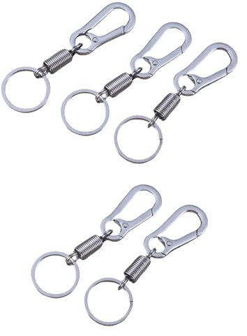 5lots Portátiles Anillos Dobles Llaves Llaves Domésticos Llaves Conveniencia Adecuados para Múltiples Teclas