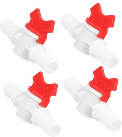 Milisten 4pcs Garden Hose Ball Valve Quick Connect Shut off Valve Switch Hose Connector for Drip Irrigation Aquariums Greenhouses