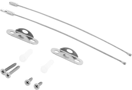 Marhynchus Anclajes para Muebles Dispositivo de Seguridad Ajustable de Acero Inoxidable Antivuelco para Armario, Cómoda, Armario, Fácil Instalación, Evita Accidentes, Hogar Familiar Seguro